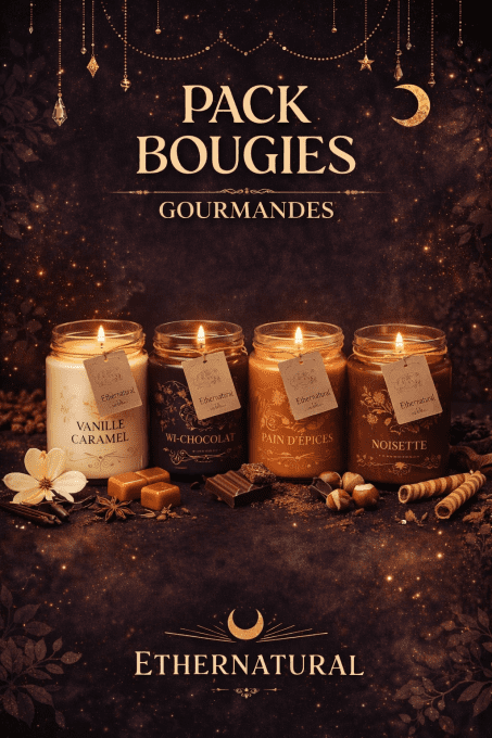 pack bougies gourmandes