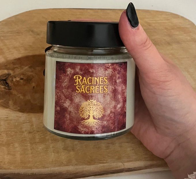 Bougie racines sacrées