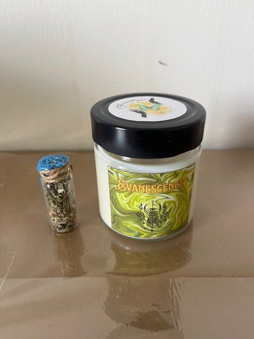 Fiole et bougie evanescence